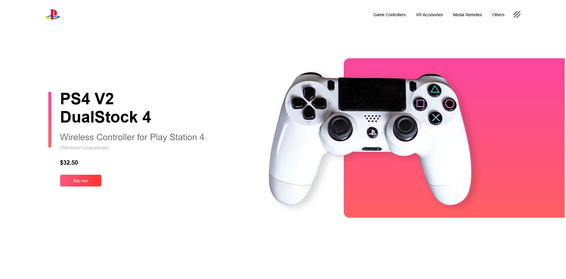 GameStore PS website preview
